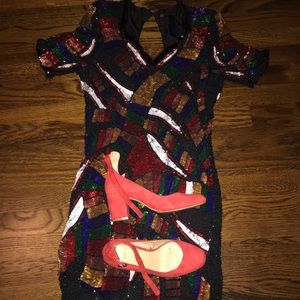 Vintage sequin dress